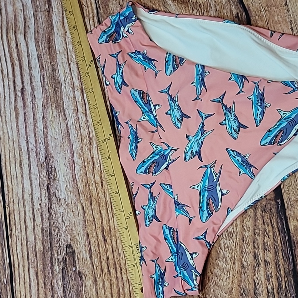 MeUndies Colorful Shark Print Bikini - Picture 9 of 13